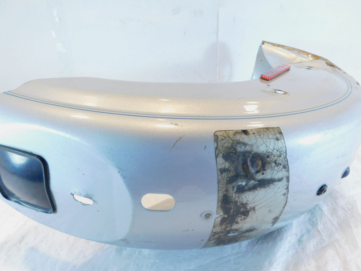 Harley Davidson Dyna Low Rider & Super Glide FXD Silver Rear Wheel Cover Fender - C3 Cycle
