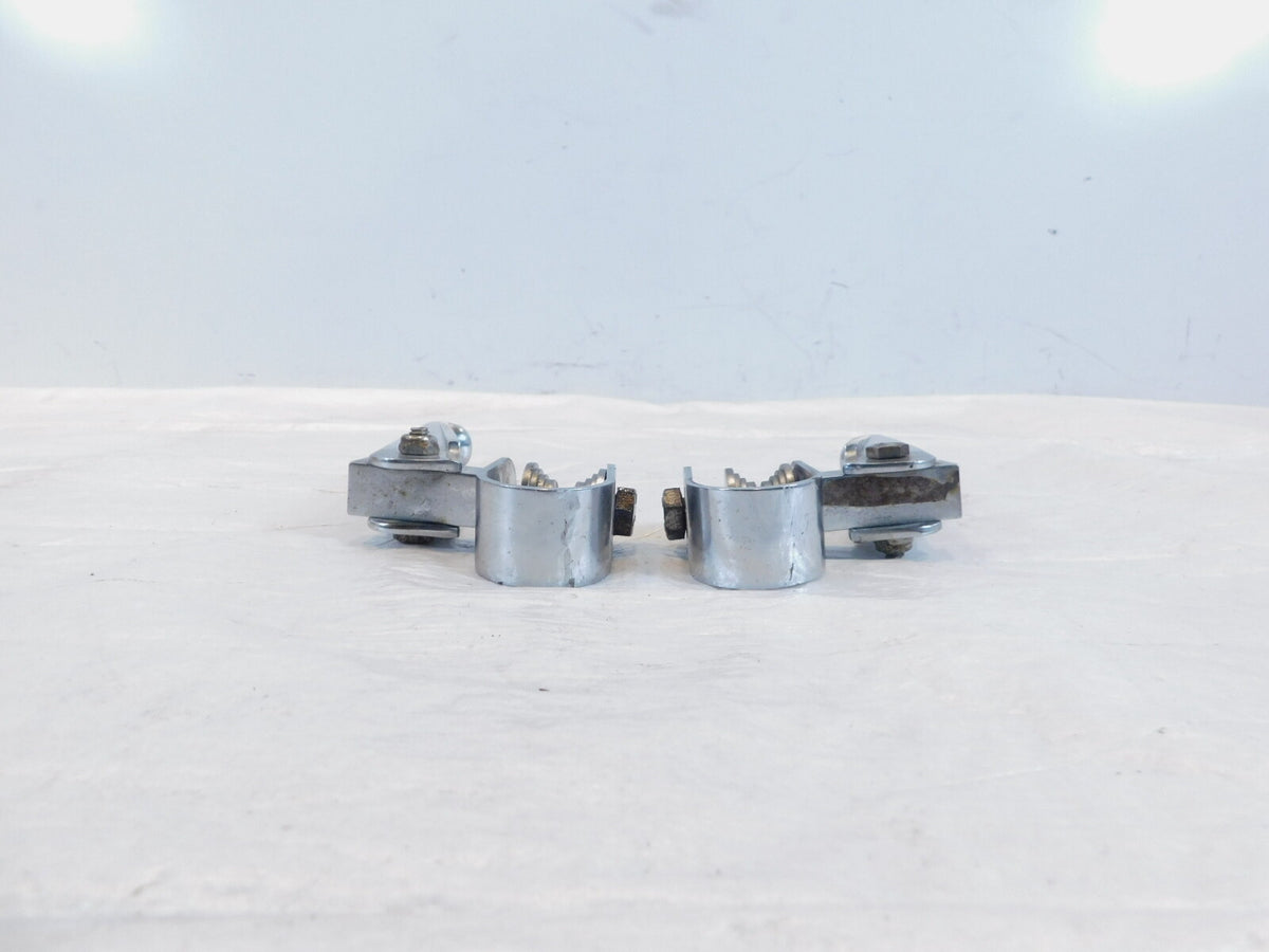 Harley Electra Glide Street Glide Road King Highway Footrest Pegs & Mount Clamps - C3 Cycle