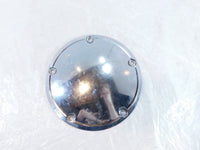 Harley Davidson Twin Cam Dyna & Softail Left Engine Chrome Derby Clutch Cover