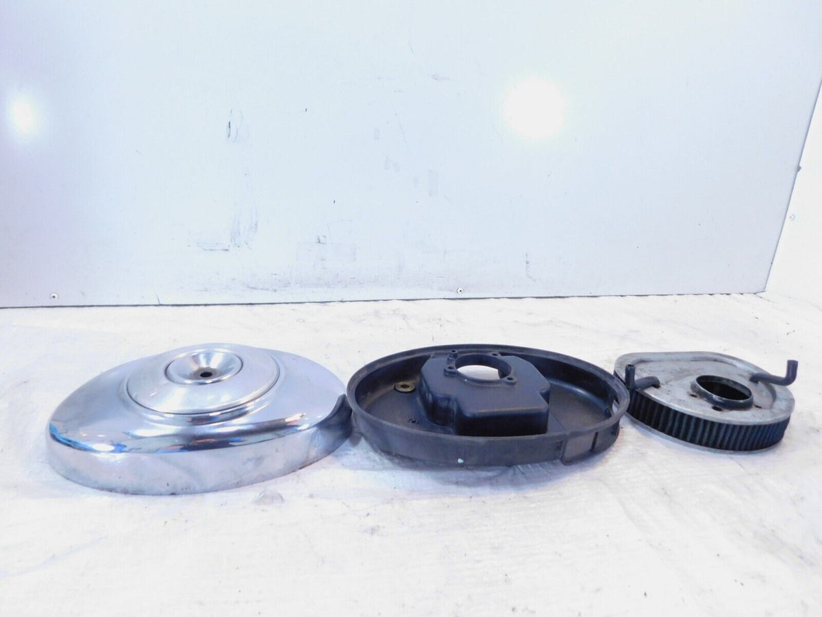 Harley Davidson Electra Glide Softail Dyna Air Cleaner Filter Backplate & Cover