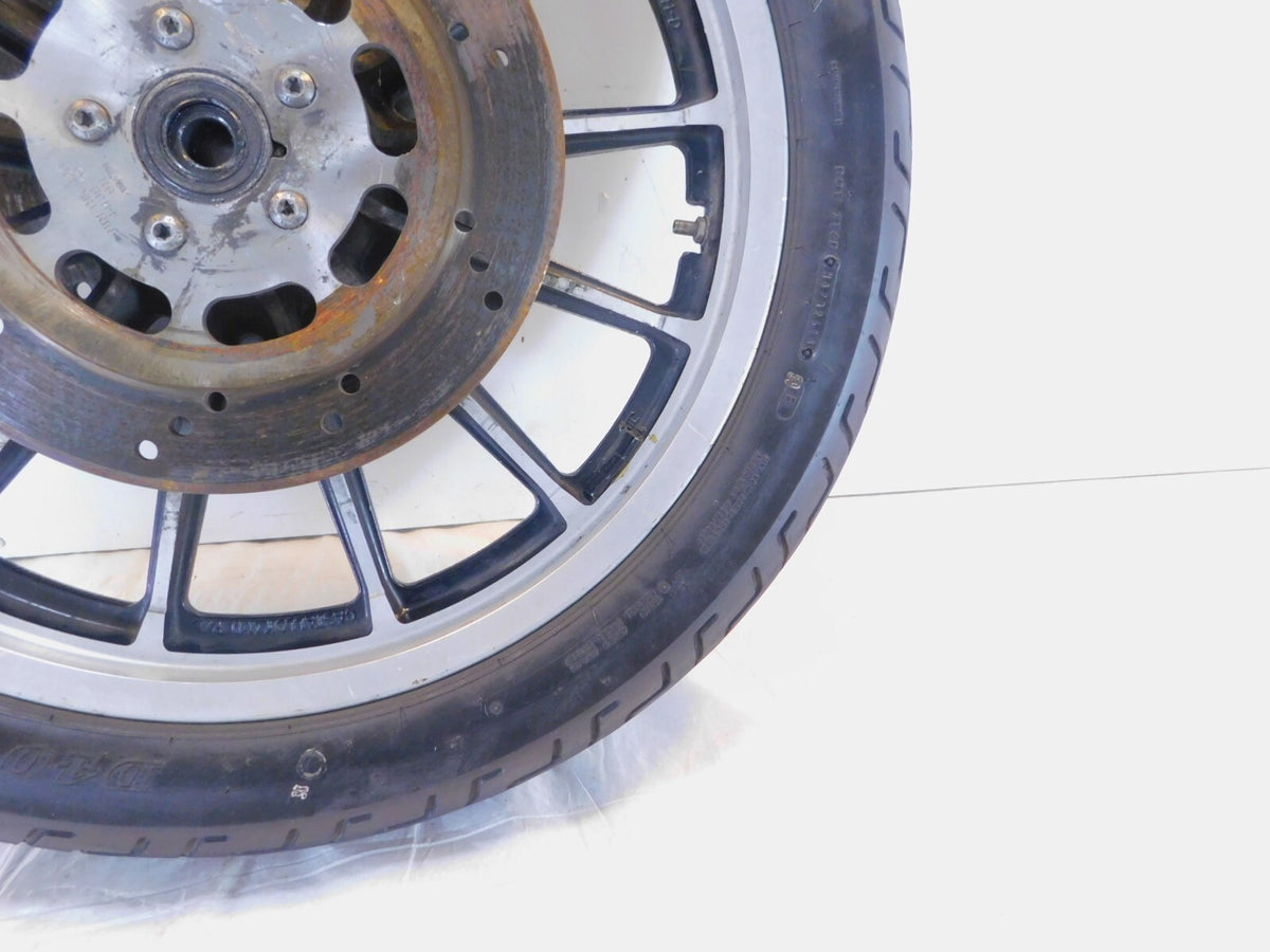 1996-1999 Harley Sportster 883 & 1200 Silver Dual Disc Front Wheel Rim & Rotors - C3 Cycle