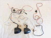 Harley Davidson Road King Softail Dyna Sportster 1" Handlebar Mounted Speakers - C3 Cycle