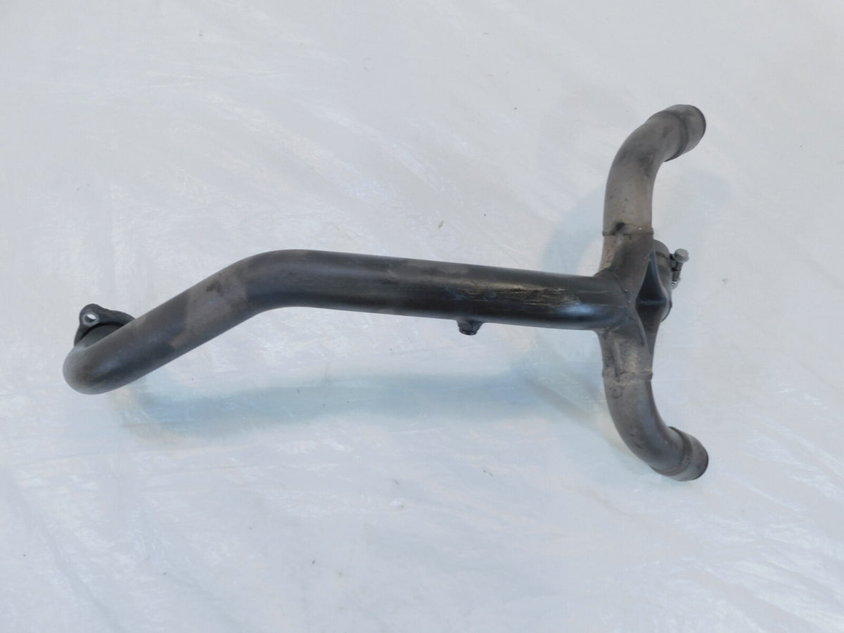 01-02 Ducati Monster 400 600 750 Horizontal Exhaust Manifold Header Pipes - Rash