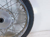 1991-97 Honda Nighthawk 250 CB250 Front Wheel Rim & Hub 18x1.85 Bent -For Parts - C3 Cycle
