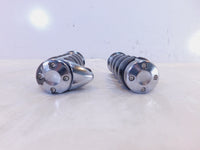Harley Davidson Touring Dyna Sportster Softail Chrome Pair Handlebar Hand Grips - C3 Cycle