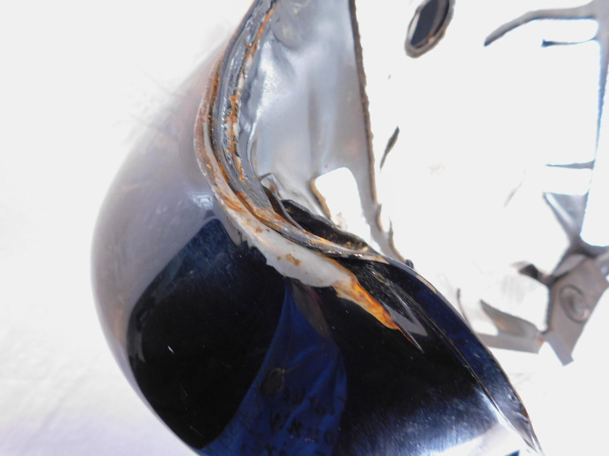 2011 Yamaha V-Star 650 Custom XVS650 Black Gas Fuel Petrol Tank Reservoir Dented