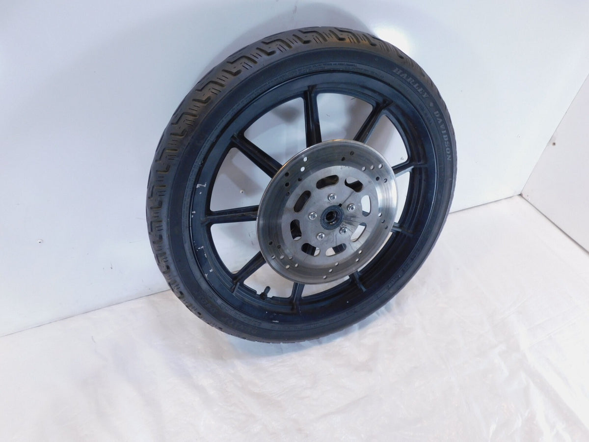 Harley Davidson Sportster 883 & 1200 19" Cast Front Wheel Rim w/ Tire & Rotor