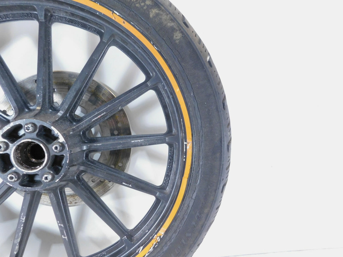 1996-1999 Harley Davidson Sportster 883 & 1200 Black Front Wheel Rim & Tire