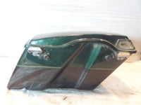 Harley Davidson Road King Street & Electra Glide Green & Black Left Saddlebag - C3 Cycle