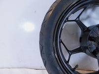 2013-2017 Kawasaki Ninja 300 EX300 Black Back Rear Wheel Rim w/ Cush Hub - C3 Cycle