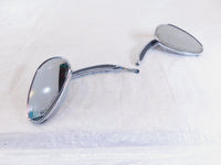 Harley Davidson FXR Softail Dyna Sportster Left/Right Chrome Rear View Mirrors - C3 Cycle