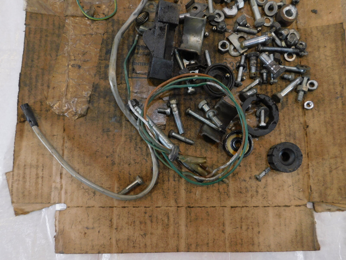 1972 72 Honda CB350K4 CB350 350 Miscellaneous Nut Bolts & Brackets Parts Box Lot - C3 Cycle