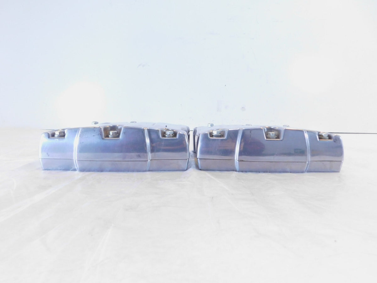 Harley Polished Twin Cam Touring Dyna Softail Cylinder Head Rocker Boxes & Arms - C3 Cycle