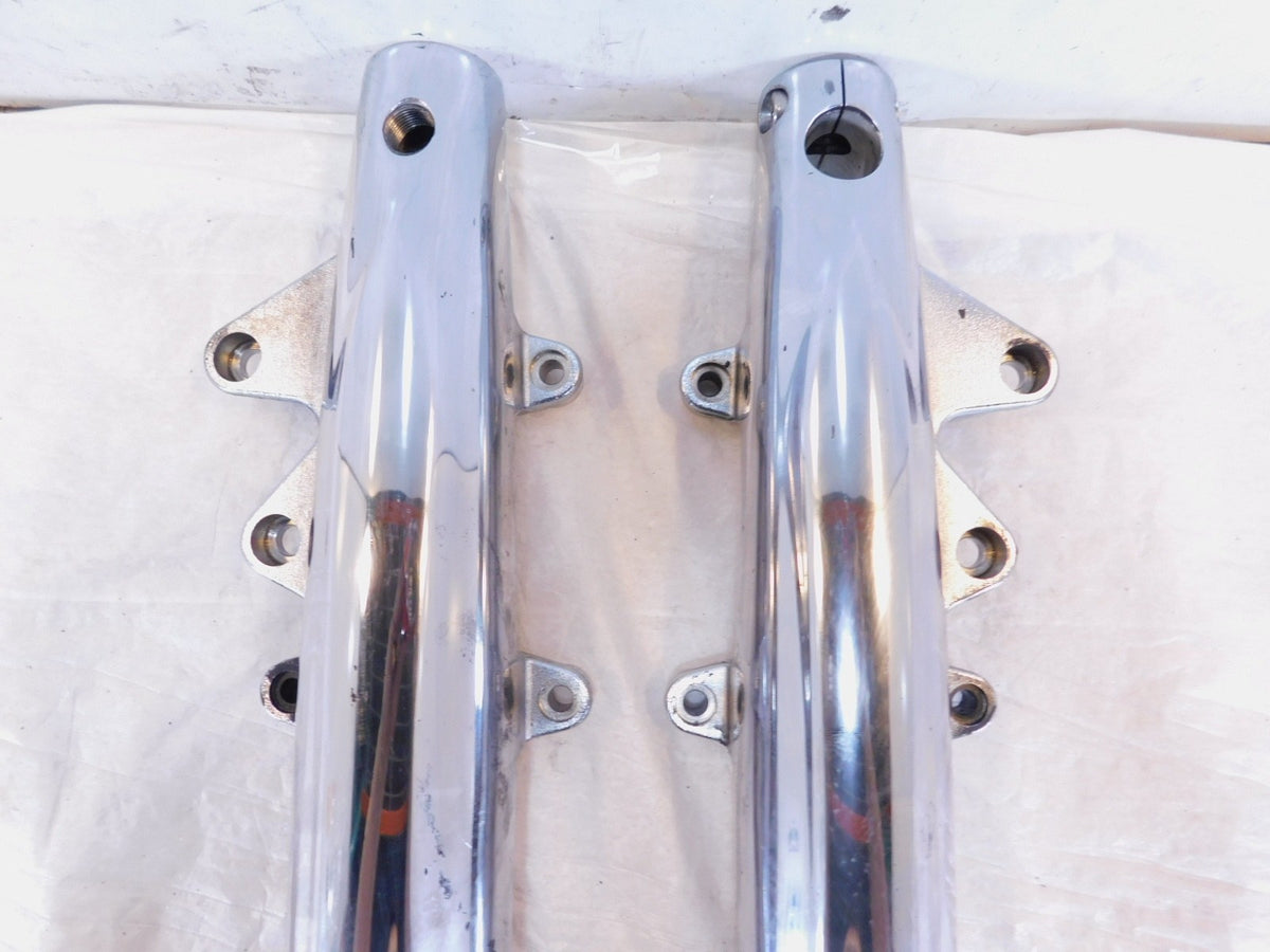 Indian Chief Chieftain & Roadmaster Chrome Left & Right Front End Fork Shocks