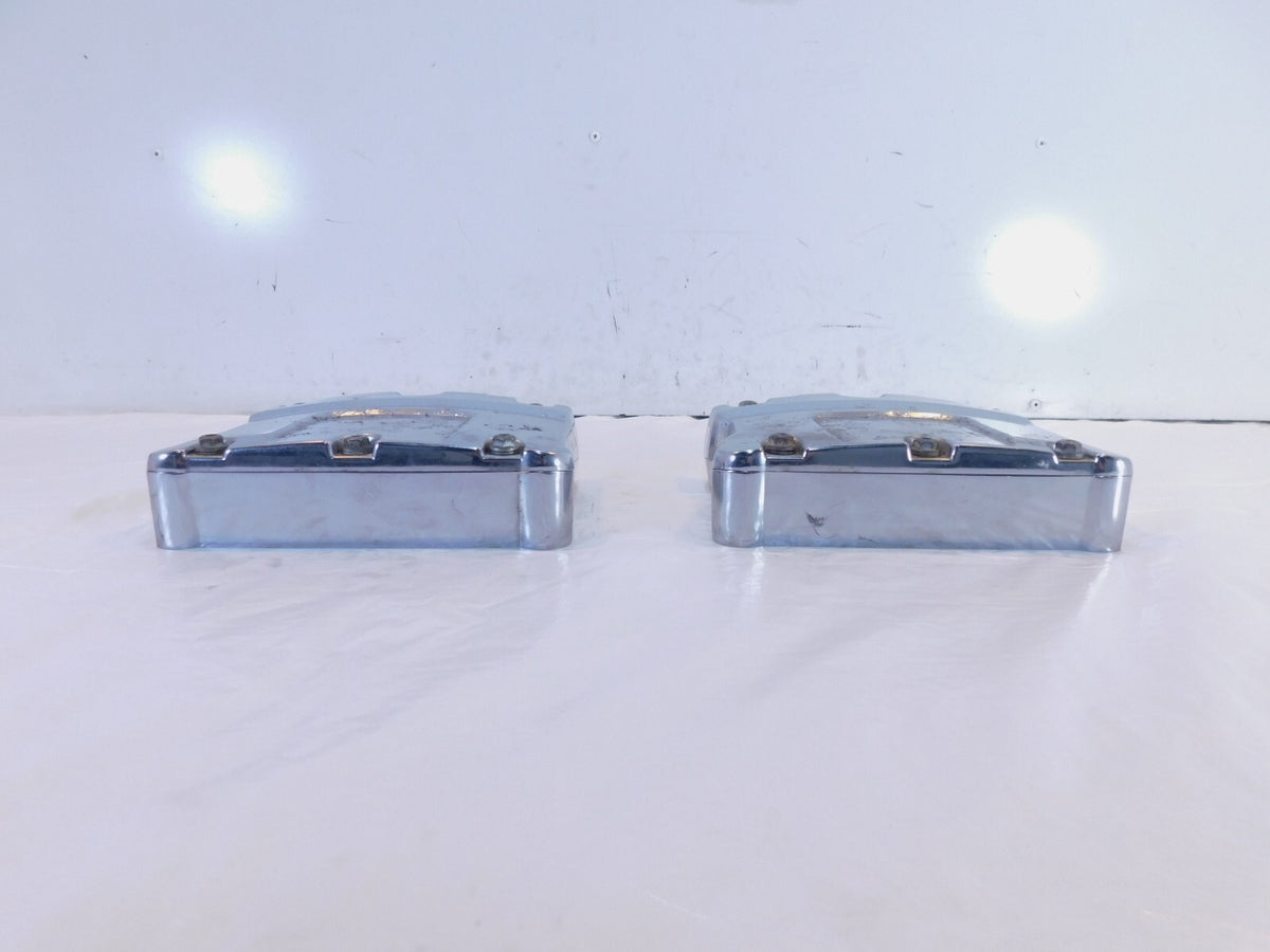 Harley Davidson Touring Dyna & Softail Chrome Cylinder Head Rocker Boxes