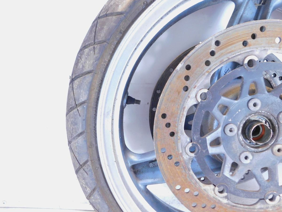 1992-1993 Kawasaki Ninja ZX6 ZX600 Front Cast Wheel Rim & Brake Disc Rotors - C3 Cycle