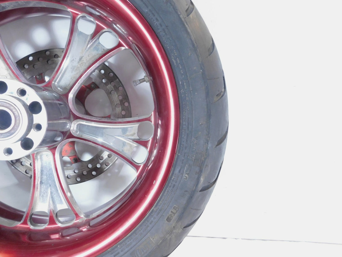 Harley Davidson Road Street & Electra Glide Rear Billet Rear Wheel Rim & Tire - C3 Cycle