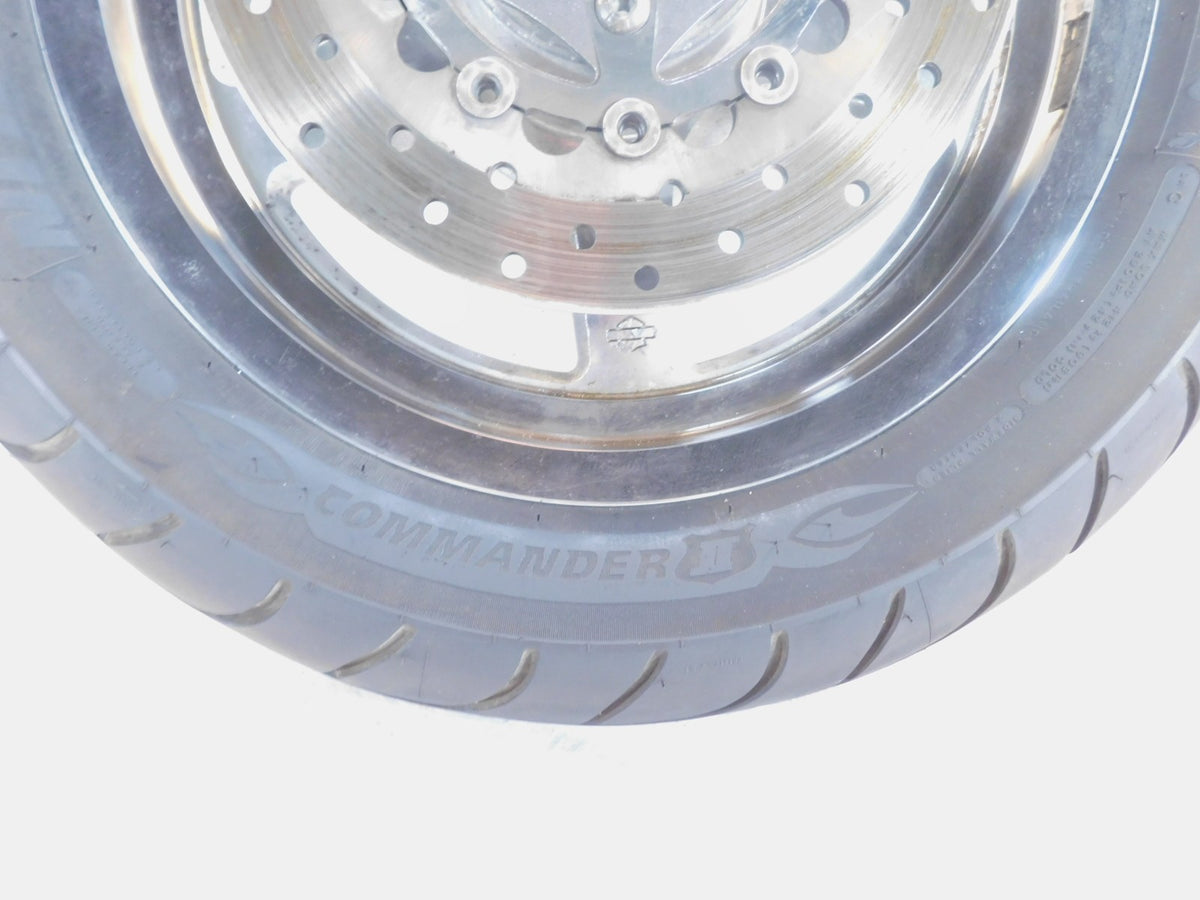 Harley Davidson Touring Road Street & Electra Glide Chrome Rear Wheel Rim & Tire - C3 Cycle