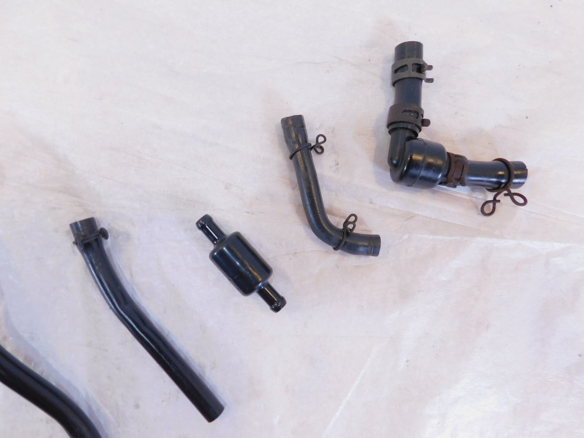 1981 81 Yamaha XV750 Misc Engine Motor Oil Coolant & Air Hose Line Pipe Box Lot - C3 Cycle