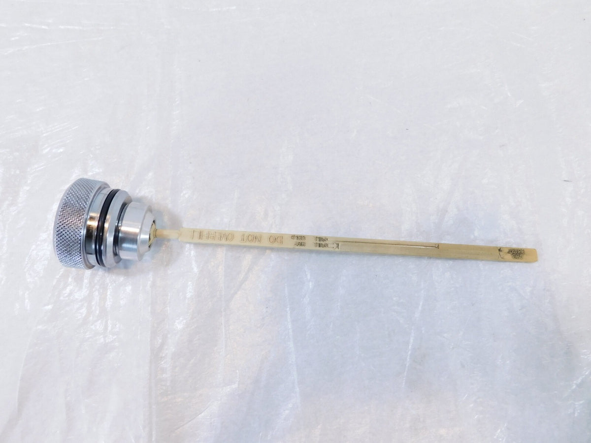 Harley Davidson Dyna Low Rider Super Wide Glide Chrome Engine Motor Oil Dipstick