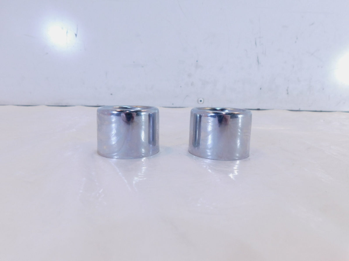 1986-1990 Harley Davidson Sportster 883 & 1200 Chrome Rear Shock Bolt Covers - C3 Cycle