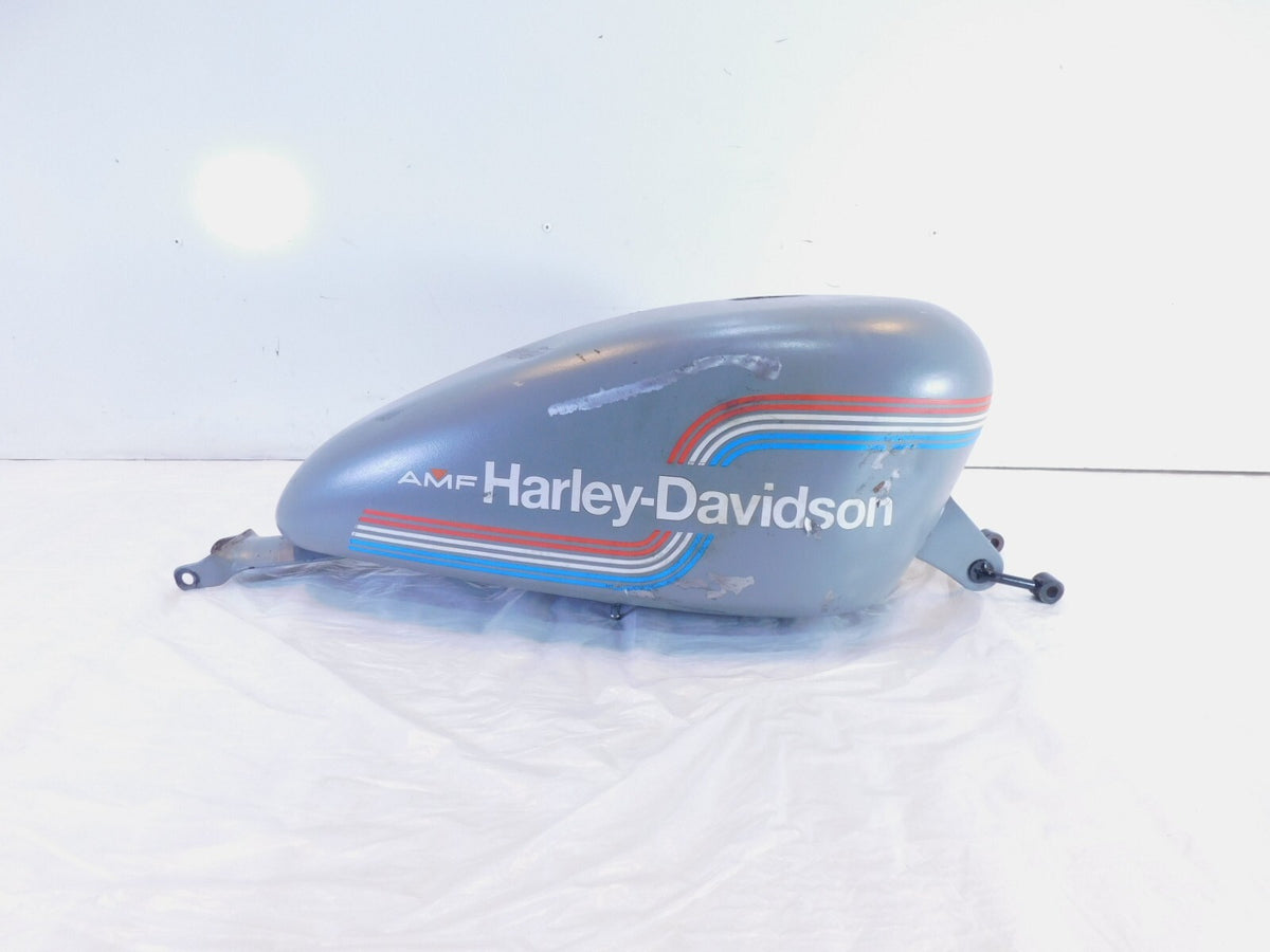 2004-2006 Harley Davidson Sportster 883 Low 1200 Roadster Gray Fuel Gas Tank - C3 Cycle