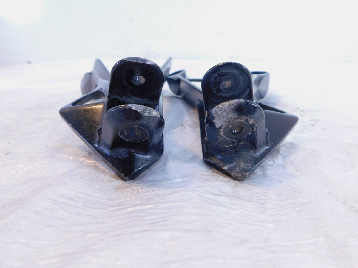 05-08 Kawasaki Ninja ZX6R ZX6RR Rear Passenger Footrest Foot Peg Bracket Mounts - C3 Cycle