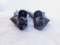 05-08 Kawasaki Ninja ZX6R ZX6RR Rear Passenger Footrest Foot Peg Bracket Mounts - C3 Cycle