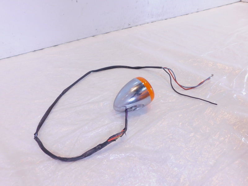 Harley Davidson Sportster Softail Dyna V-Rod Chrome Front Turn Signal Indicator