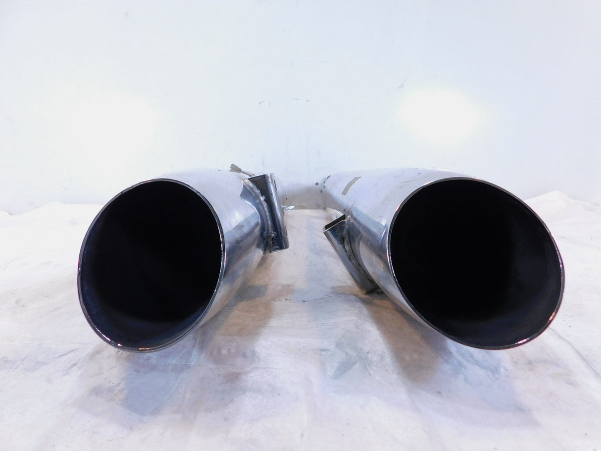 Indian Chief Chieftain Roadmaster Springfield Chrome Left/Right Exhaust Mufflers - C3 Cycle