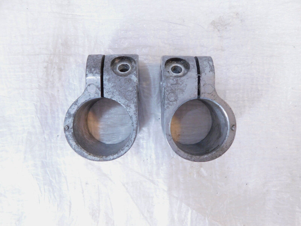 Suzuki Savage 650 LS650 Boulevard S40 Front Turn Signal Indicator Clamp Brackets - C3 Cycle