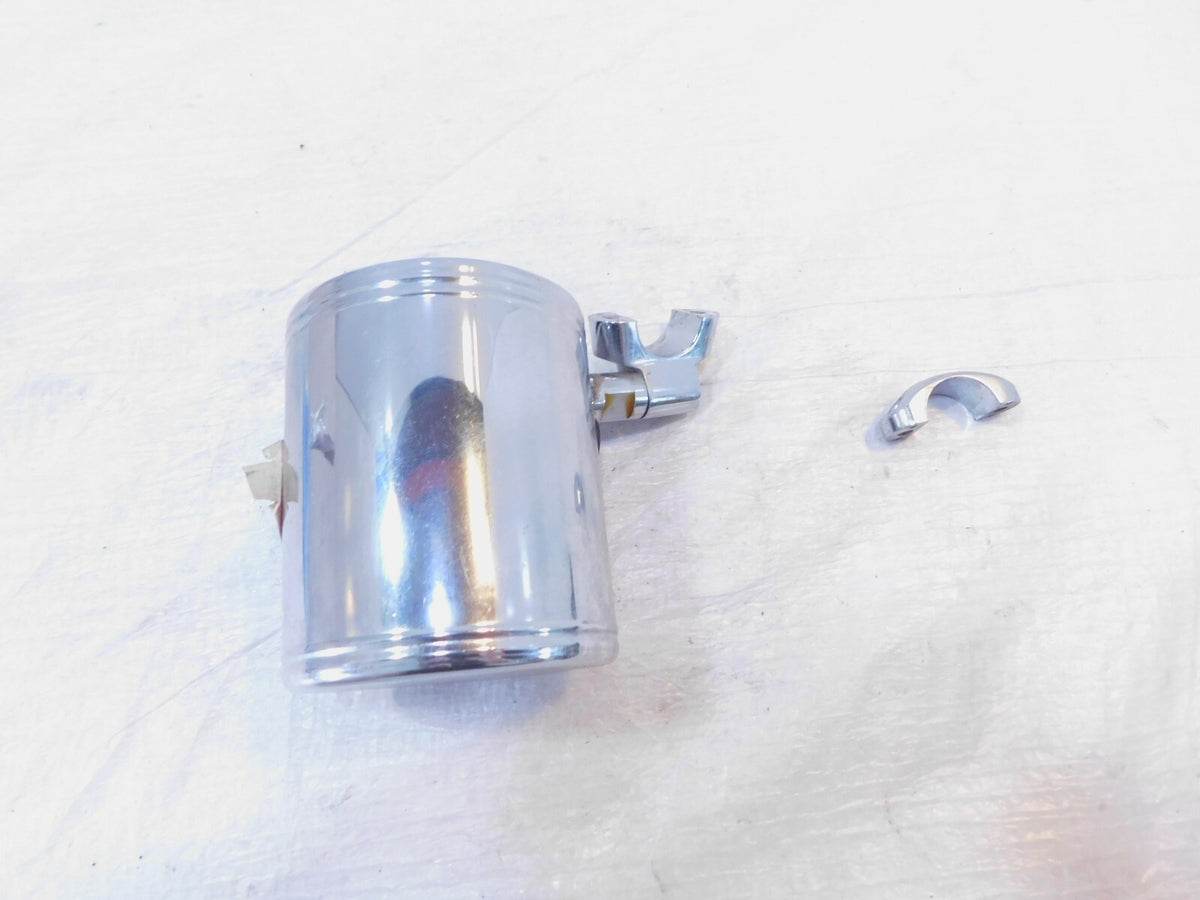 Harley Electra Glide Classic FLHTCI Chrome Handlebar Cup Holder & Mount Bracket - C3 Cycle