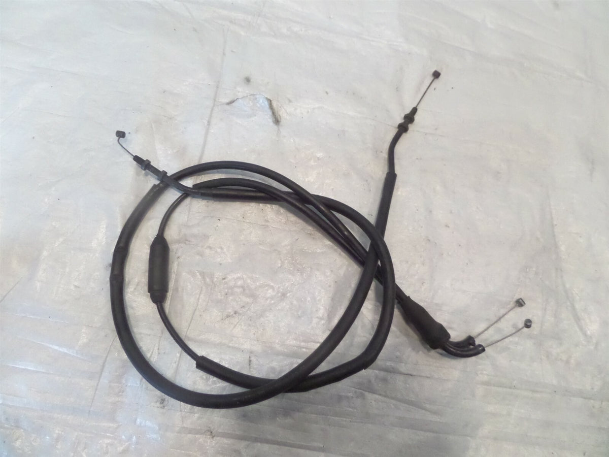 2007-2012 Triumph Tiger 1050 SE Open/Close Throttle Handlebar Cable Lines - C3 Cycle