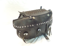 01 2001 Indian Gilroy Scout Right Rear Black Luggage Bag Saddlebag Saddle bag - C3 Cycle