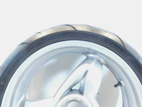 2001 2002 2003 2004 2005 BMW F650CS Silver Rear Wheel Rim & Tire - 36317681009 - C3 Cycle