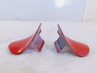 Vespa Piaggio Primavera 50 125 150 Pair Red Left Right Steering Fairing Plugs - C3 Cycle