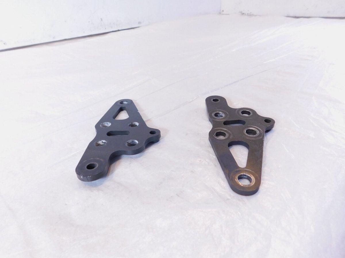 Pair Black 2008-2016 Polaris Victory Vision Engine Motor Mount Rear Brackets - C3 Cycle