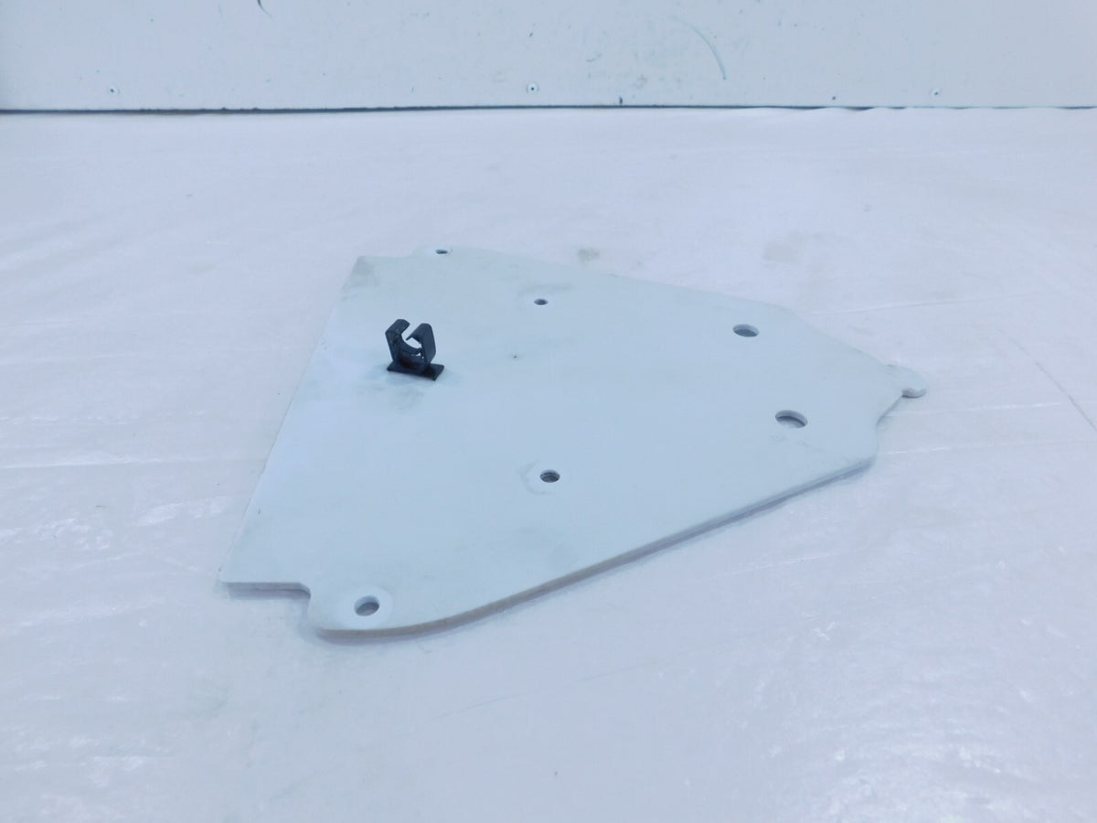 2012 Zero Motorcycle XU White Front Frame Chassis Battery Mudguard Cover Panel - C3 Cycle