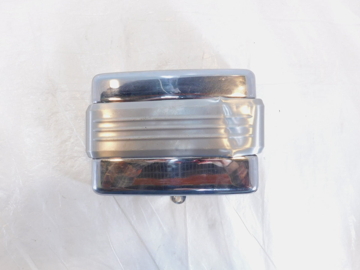 Harley Davidson Dyna Wide & Super Glide Chrome Battery Box Side Cover 66375-06 - C3 Cycle