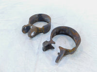 94- Kawasaki VN750 Vulcan 750 Exhaust Muffler Header Pipe Manifold Flange Clamps - C3 Cycle
