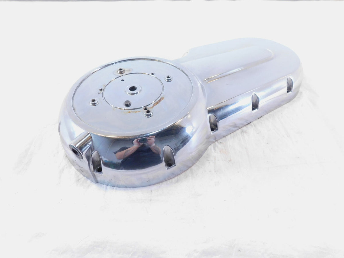 08-10 Victory Hammer Kingpin Vegas Vision Left Engine Motor Primary Clutch Cover - C3 Cycle