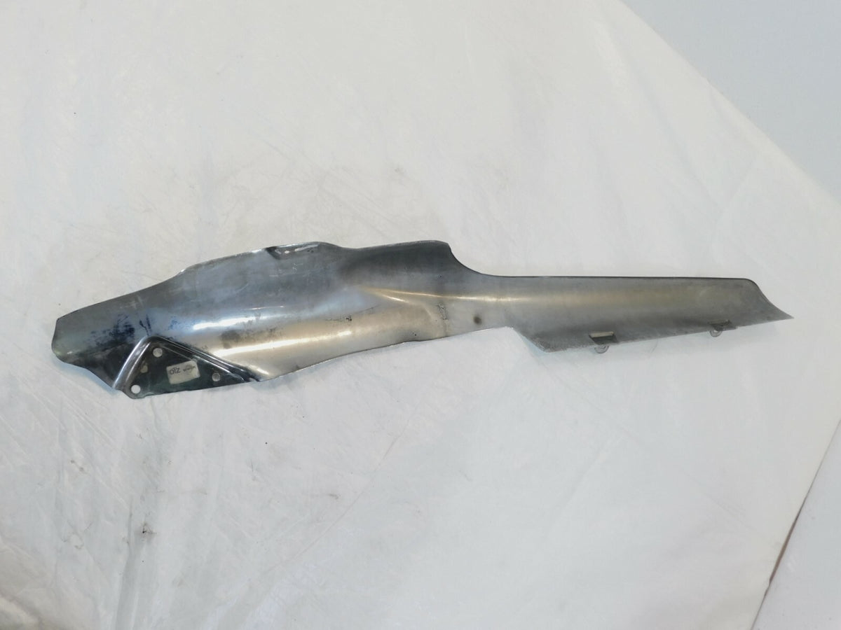 1997-2009 BMW K1200LT 1200 LT Chrome Exhaust Header Cover Heat Shield - Damage - C3 Cycle