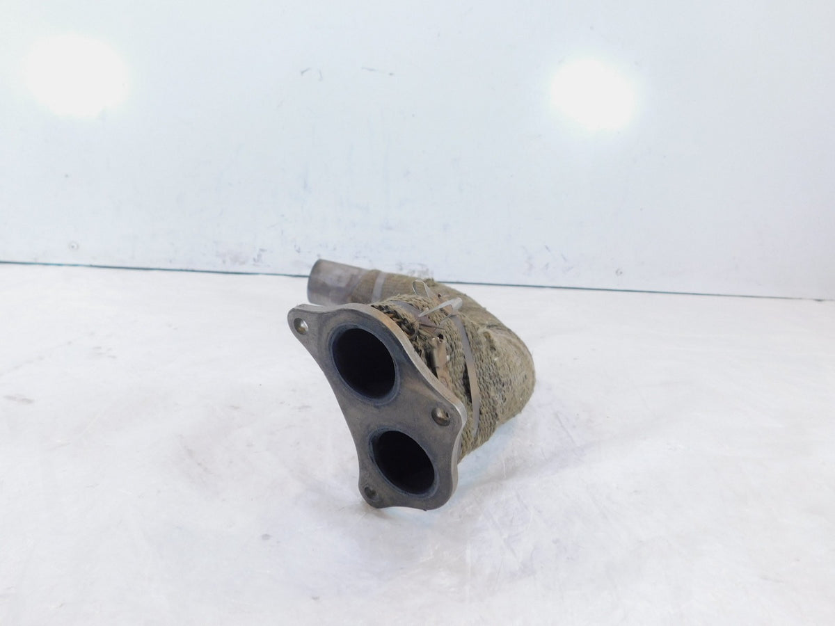 Ducati Sport Touring ST4 S Wrapped Exhaust Muffler System Vertical Header Pipe - C3 Cycle