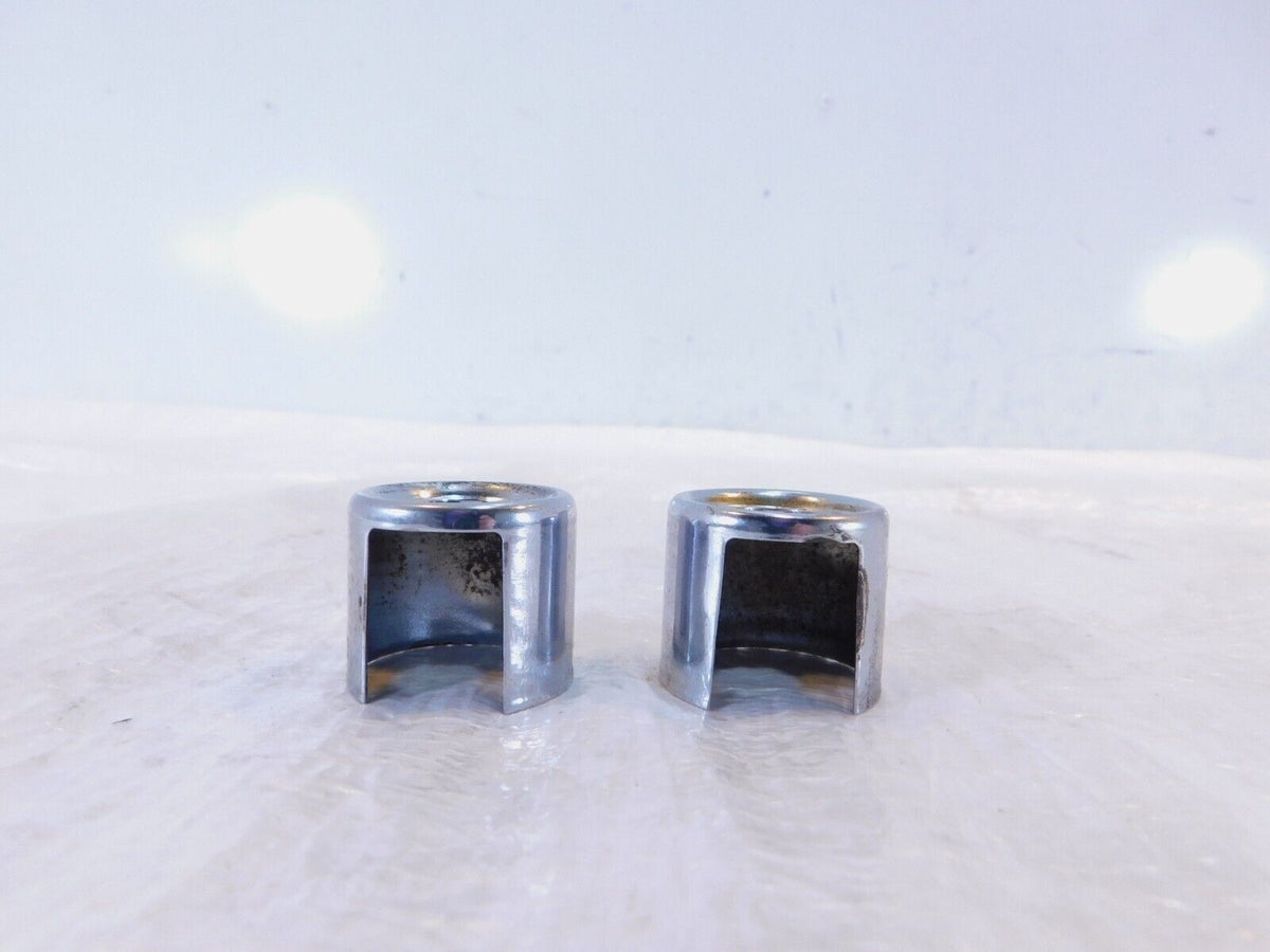 1982-1985 Harley Davidson Sportster XLH 1000 Chrome Upper Top Shock Bolt Covers - C3 Cycle