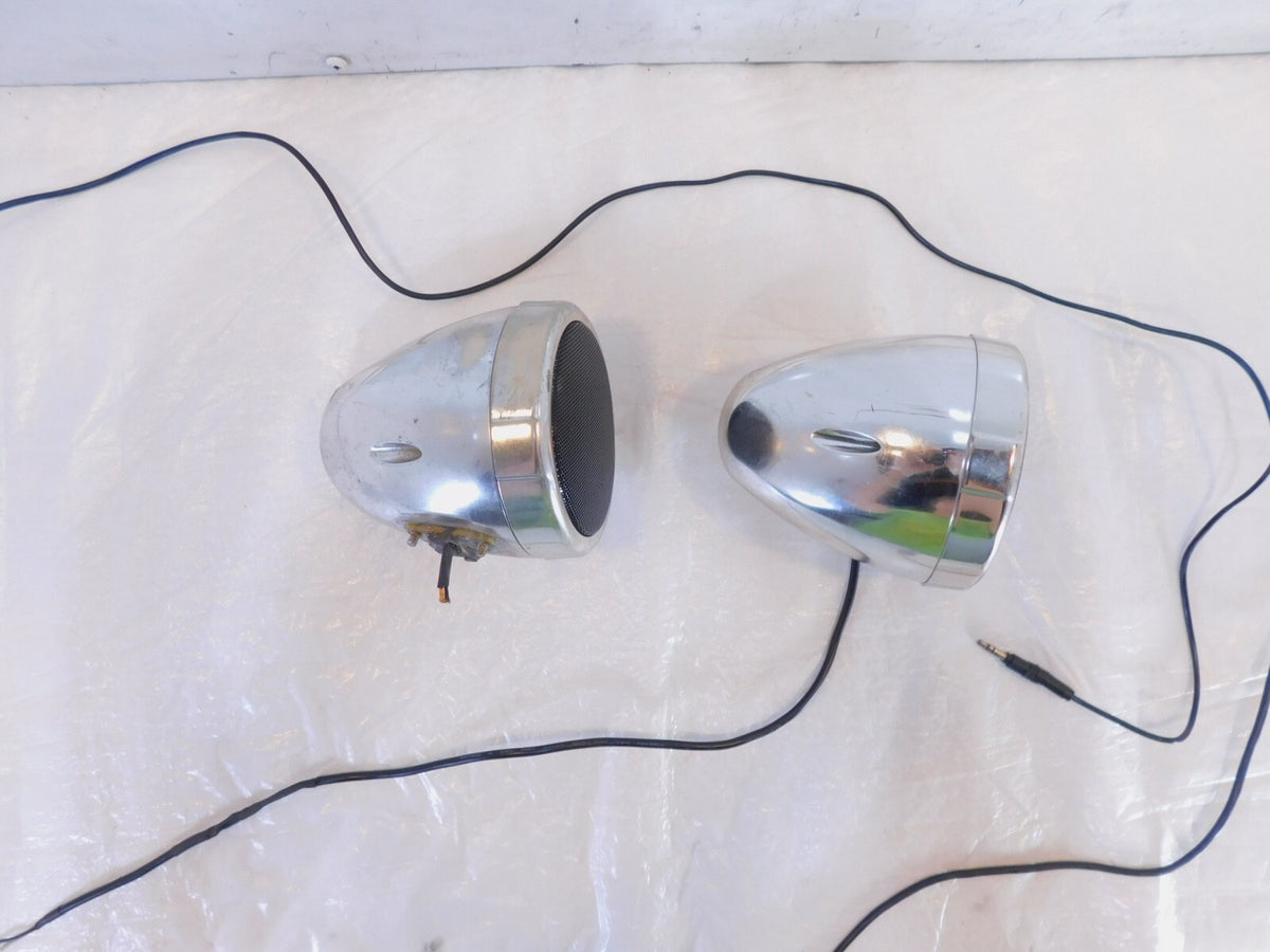 Harley Davidson Softail Dyna Sportster Boss Audio Systems Chrome Speaker System - C3 Cycle