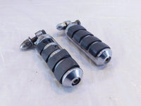 Harley Touring Dyna Sportster & Softail ISO Chrome & Rubber Footpeg Footrests - C3 Cycle