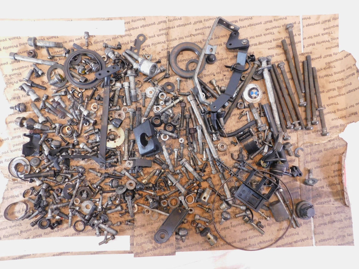 2003 03 BMW K1200 GT K1200GT Misc Hardware Nuts Bolts Brackets Parts Box Lot - C3 Cycle