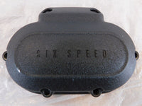 Harley Electra Glide Dyna & Softail Twin Cam Black Transmission Side Cover Cap - C3 Cycle