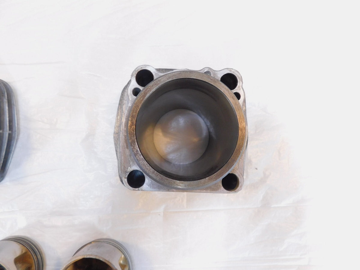 Pair Harley Davidson Sportster 883 Silver Engine Cylinder Barrel Jugs w/ Pistons - C3 Cycle