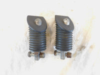 Harley Davidson FXR Dyna Sportster & Softail Black Rubber Footpegs Footrests - C3 Cycle